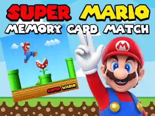 Spil Super Mario Memory Card Match online