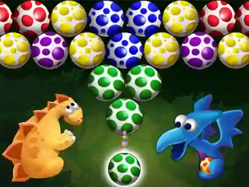 Spil Dino Eggs Bubble Shooter online