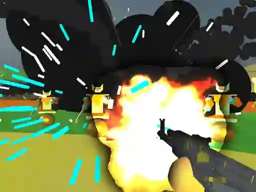 Spil Robot Base Shootout 3D online