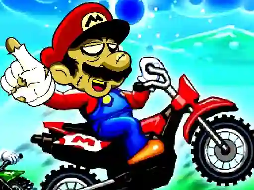 Spil Super Mario Halloween Wheelie online