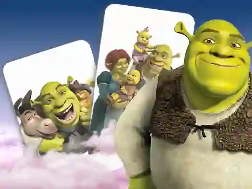 Spil Shrek Memory Card Match online