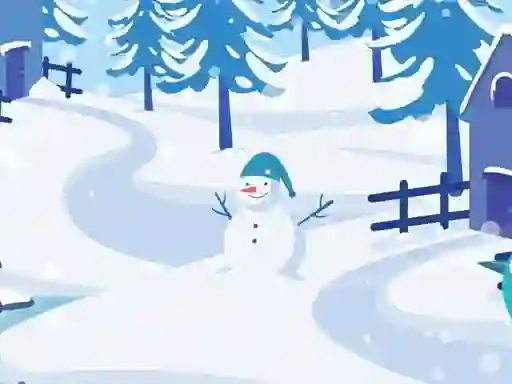Spil Happy Snowman Hidden online