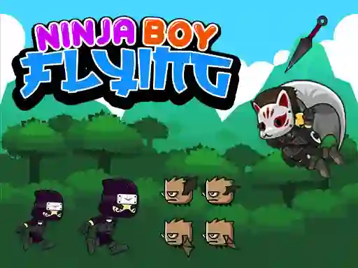 Spil Ninja Boy Flying online