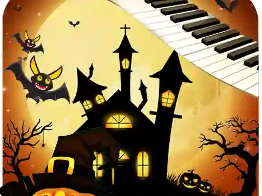 Spil Halloween Piano Tiles online