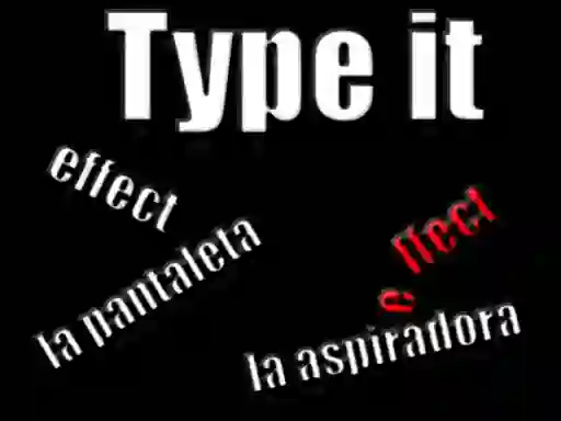 Spil Type it online