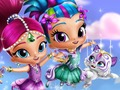 Spil Glitre og Shine Dress up  online