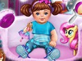 Spil Lille prinsesseplejedag online