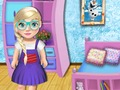 Spil Baby Elsa Skole Dekorer  online