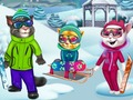 Spil Katte Winter Fun  online