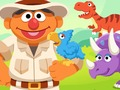 Spil 123 Sesam Street: Ernies Dinosaur Dagpleje  online