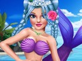 Spil Prinsesse Havfrue Makeup Style  online