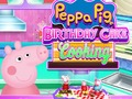 Spil Peppa Pig Fødselsdagskage Madlavning  online