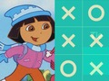 Spil Dora tic tac toe online
