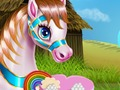 Spil Regnbuekage til pony  online