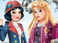 Spil Aurora og snehvid vinter mode  online