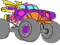 Spil Monster Truck malebog  online