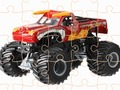 Spil Monster Truck Jigsaw Udfordring  online