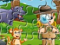 Spil Jungle opdagelsesrejsende puslespil  online