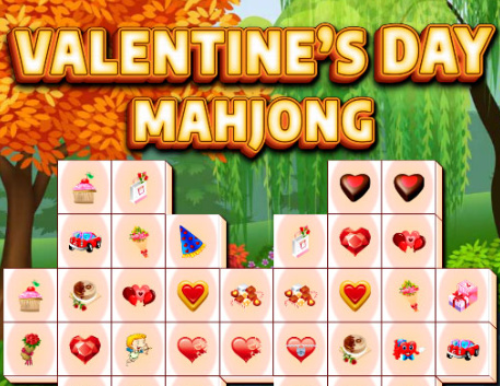 Spil Valentinsdag Mahjong  online