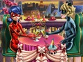 Spil Stiplede pige Valentine middag  online