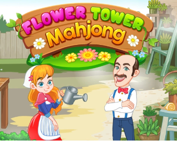 Spil Blomstertårn Mahjong online