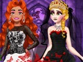 Spil Prinsesse Sort Brudekjole  online