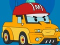 Spil Robocar Poli Coloring Book online