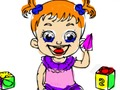 Spil Tilbage til skolen: Baby Doll Coloring  online