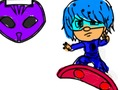 Spil Tilbage til skolen: Mask Boy Coloring  online