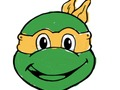 Spil Ninja skildpadder farvelægning online