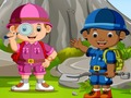 Spil Børnecamping skjulte stjerner  online