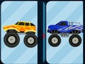 Spil Ekstreme monstertrucks hukommelse  online