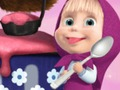 Spil Masha & Bear Cooking Dash online