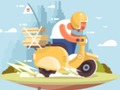 Spil Byens scooter rider puslespil online