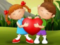 Spil Valentins boblehjul  online