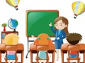 Spil Tilbage til skolepuslespil  online