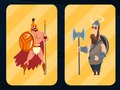 Spil Spartan og Viking Warriors hukommelse online