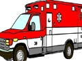 Spil Ambulance lastbiler farvelægning sider  online