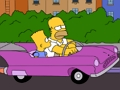Spil The Simpsons Car Jigsaw online