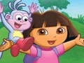Spil Dora Explorer puslespillet  online