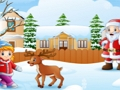 Spil Julemandens puslespil  online