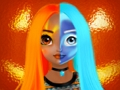 Spil Prinsesse Halloween Makeup Halffaces Tutorial online