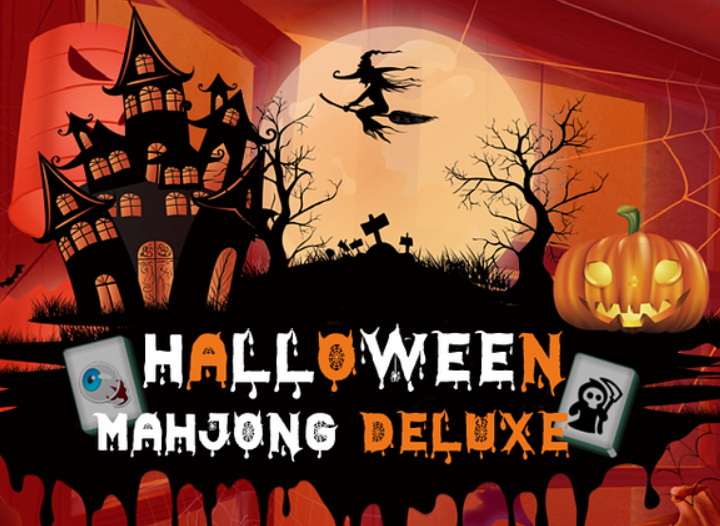 Spil Halloween Mahjong Deluxe online