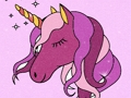Spil Unicorn Coloring Book Glitter online