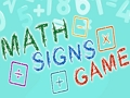 Spil Matematikskilte spil online