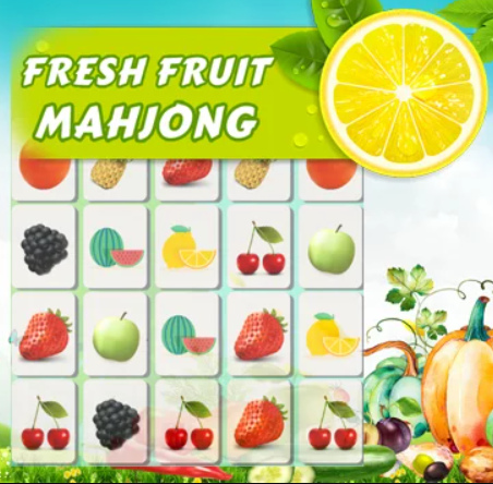 Spil Frisk frugt Mahjong  online
