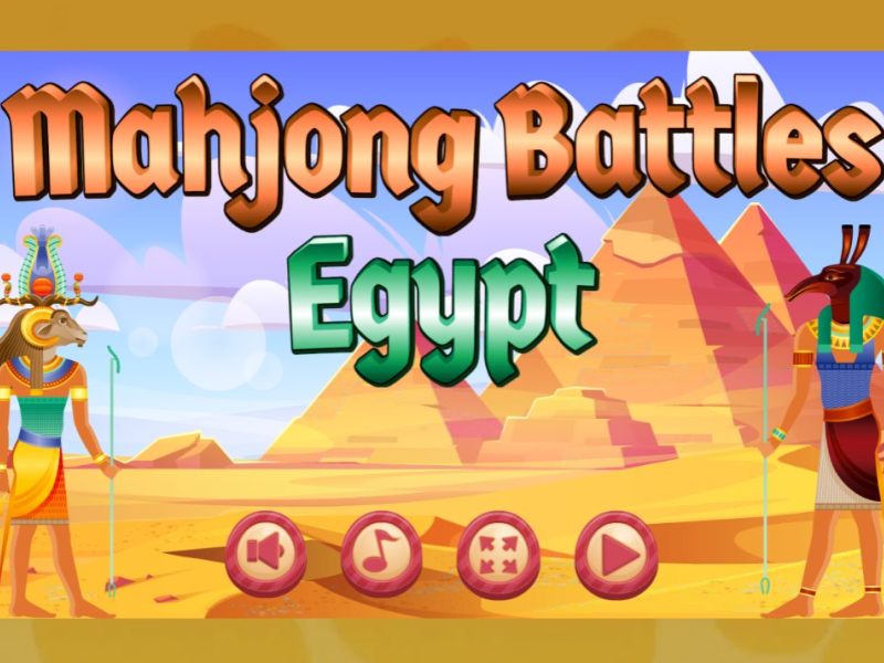 Spil Mahjong kæmper Egypten  online