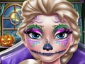 Spil Elsa Scary Halloween makeup online