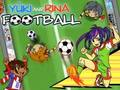 Spil Yuki og Rina fodbold  online