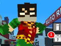 Spil Teen Titans Go Minecraft Teenage Runner 3D online